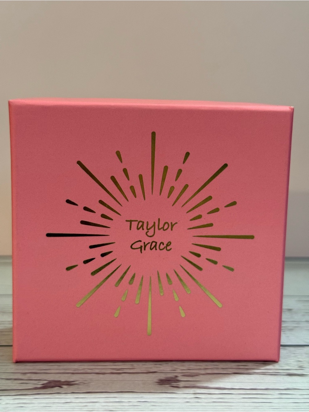 Taylor Grace Gold Dipped  strawberry
with clear rhinestones necklace New in Box - Picture 4 of 6